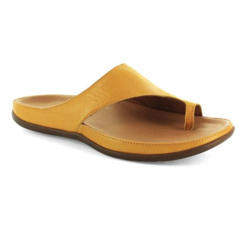 New - Strive Capri II Sandals - Yellow Leather